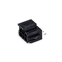 Molex 105405-1206 Shrouded Nano Fit SMT R/A HDR 2X3 Blk 15u'G