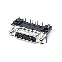 Amphenol Commercial Products D15S23A4GV00LF ປຸ່ມຮັບ DSUB R/A SOLDER 15P SOCKET