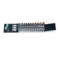 TOPTUL GAAQ3702 ຊຸດ 6PT Socket Rail (37 pcs)