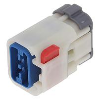 Aptiv 35231406 ຕົວເຊື່ອມ 6 ທາງ ຍິງ ອາເພັກສ໌ 2.8 ປິດກັນນ້ຳ ສີທຳມະຊາດ CONN