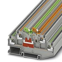 PHOENIX CONTACT 3210351 ບລອກທເີມິນອລຕິດຕັ້ງບົດບັດ DIN Rail PTT 1,5/S-2MT