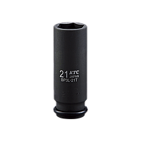 KTC BP3L-17TP ເຕົ້າຮັບຜົນກະທົບ 3/8" ຕາແມັດ (ເລິກ) ມີເຂັມ ແລະແຫວນ (17mm)