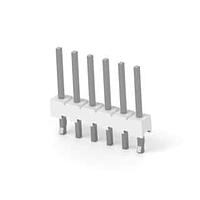 AMP Connectors - TE Connectivity 3-644695-6 ສະຕັນທີ່ກ້ອງບໍ່ມີປົກກັນ NARROW FLT HDR 6P Strt Post w/ret. leg