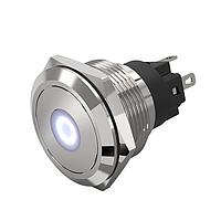 EAO 82-6151.0254 ຕົວຊີ້ວັດຕິດຕັ້ງບົດຄວບຄຸມ / ຕົວຊີ້ວັດສະຫນັບສະຫນູນ 82-6151.0254.indicator.-.22 mm.stainless steel.flush/flat.point.white.24 V.soldering terminal