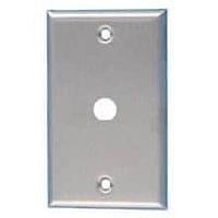 AIM-Cambridge / Cinch Connectivity Solutions 27-8484 ແຜ່ນປະຕູ WALLPLATE ST/STEEL DUAL 3/8" HOLE