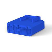 AMP Connectors - TE Connectivity 521498-1 ຮາວຊິ້ງ HSG 250 FAST 4P ສີຟ້າ