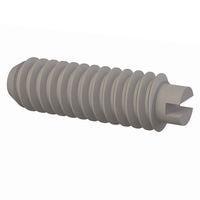 Essentra Components 010256S025 ຊຸດສະກຣູ Set Screw, ຫົວສະລອດ Slotted Head, ການດັບເກັບ #2-56 Thread, ຄວາມຍາວ 1/4 Lg