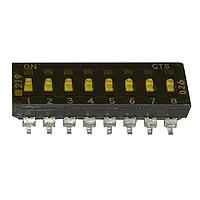 CTS Electronic Components 219-8LPSTF ສະຫນັບ DIP 8 ຕໍ່. ຮູບແບບຕ່ຳ ປິດການປິດກັນດ້ານລຸ່ມ ເທັບອອບ
