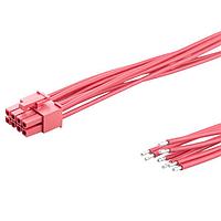 Molex 226245-1083 Discrete Wire Mini-Fit Versa Color-to-Pigtail  CBL ASSY 4.2P DR 300mm Lgth 8 Ckt ແດງ