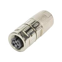 HARTING 21038212505 ຕົວຕິດ M12 SLIM FEMALE CRIMP 4/5 POL A COD