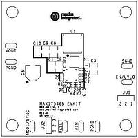 Maxim Integrated MAX17546EVKITB# ຕົວຄວບຄຸມແຮງໂຕລະຟັດ - ຕົວຄວບຄຸມສະຫວັດດີງ 4.5V 42V, 5A, ປະສິດທິພາບສູງ, ຕົວແປງ DC-DC ລະດັບລົງທີ່ມີການຊ່ວຍເຫຼືອພາຍໃນ