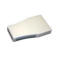 Bud Industries HH-3510-BCB ກ້ອງພັກມືຮູບແບບການຈັບມື ກັບກະປ່ອງເປັດພລາສຕິກມີບ່ອນໃສ່ແບດເຕີຣີ ສີດຳ (6.3 X 3.7 X 0.9 ນິ້ວ)