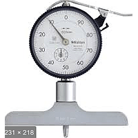 MITUTOYO 7210 ເຄື່ອງວັດແທກຄວາມເລິກ (0-10mm x 0.01)