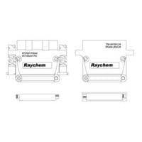 Raychem - TE Connectivity CN3519-000 ຕົວເຊື່ອມຕໍ່ຮູບສະເໜີ MIL ສະກຸນ MTCPQKT2R22PGBA