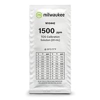 MILWAUKEE M10442B ຊອງນ້ຳຢາປັບທຽບ TDS 1500 ppm (25 x 20 ml sachet)