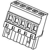 Molex 39533-8017 ປລັກ 5.08MM EURO PLUG VER G VERT FWE GRN 17CKT