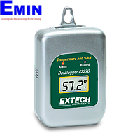 EXTECH 42270 ຕົວບັນທຶກຂໍ້ມູນອຸນຫະພູມ/ຄວາມຊຸ່ມຊື່ນ (-40 ~ 185 °F, 0 ~ 100%)