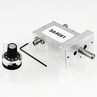 Fairviewmicrowave SA4081 0 to 7 dB Continuously Variable Attenuator SMA Female To SMA Female From 1000 MHz To 2 GHz Rated To 5 Watts in a Dial Design