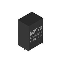 Wurth Elektronik 173950375 Non-Isolated / PoL WPME-FDSM ມູດູນລະດັບລົງຄົງທີ່ MagI3C 0.5 A SIP-3 11.5 x 9.0 x 17.5 mm