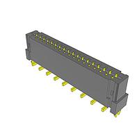 Samtec FC1-18-01-T-LC ປຸ່ມສອກເຕັດ 1.00 mm ສາຍສະແດງຟແລັດຟເລັກຊິບ (FFC) Socket Strip