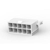 AMP Connectors - TE Connectivity 1-2029265-0 ຮອງສະໜອງ Headers & Wire Housings 10P VRT HDR W/PGS GLOW WIRE