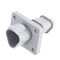 Amphenol SINE Systems AT04-3P-LE08 3-ທາງ 3 ຕຳແໜ່ງ Rcpt Fng Mnt Conn Pin ສີເຫຼືອງດ້ວຍ/endcp