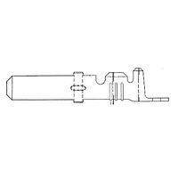 Raychem - TE Connectivity 1-66255-1 (Cut Strip) ຕິດຕໍ່ MALE CONTACT ASSM ຕັດສະຕຣິບ 100 ຊິ້ນ