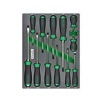 TOPTUL GEB1203 ຊຸດ screwdriver (12pcs)