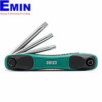 SATA 09123 SATA 8PC. ຊຸດ TORX® ພັບຂຶ້ນ (T9-T40)