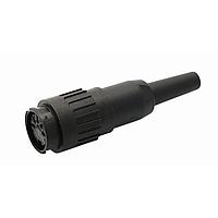 Amphenol Tuchel T 3428 501 ຕົວເຊື່ອມ 6P DIN CABLE RECPT SODR SILV BAYONET