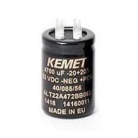 KEMET ALT22A472DD100 ຄອງເຄມີອິເລັກໂຕລິດທີ່ອຸນຫະພູມສູງ 100V 4700uF 85C 26k ຊົ່ວໂມງ ຮາດຍາລ