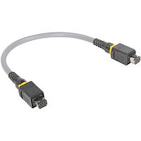 HARTING 094831318A6200 ເຄື່ອງສາຍ Ethernet / ເຄື່ອງສາຍເຄືອກຂ່າຍ HARTING PushPull V4 v2.0 ສາຍສັນຍາ Plastic Cable Assembly, 10 ຂາ, ສອງທ້າຍ, AWG20, PVC ສີເຫຼືອງ, 20.0m