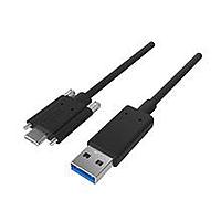 Molex 203800-0026 USB 3.0 USB3.0 ປະເພດ C ເຖືອງ A ສາຍສີດຳ 1M DL SCRW