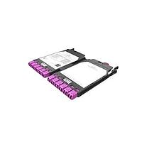 HUBER+SUHNER ITD-12-LCMD-01-24AF-O4-R1-00UU ໂມດູນສອງຂັ້ນຕອນ IANOS double transition module, 12xOM4, LCD PC, 1xMTP24, R1