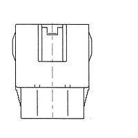 Yazaki 7282708040 ຕູ້ປະກອບປະກັບ CONN 8P 090 II LT GRY