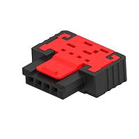 ERNI - TE Connectivity 214049-E ສາຍສະບັບ Ribbon 4-PIN, ຜູ້ຍິງ, IDC2426POS.ST