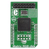 Mikroe MIKROE-2239 ແຜ່ນເພີ່ມ Add-On Boards Matrix RGB click