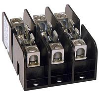 Mersen 60608T ບລອກຮອງຟິວ Class T, Class T, ສະໜັບສະໜູນດ້ວຍສະຫນອງ, 3 ໂພນ, 600V, 60A, ການເຊື່ອມຕໍ່ກັບກະຕ່າ