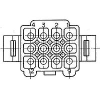 Molex 15-31-1122 ຮູງຮັບ Receptacle 4.80 RECPT HSG 12P