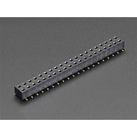 Adafruit 2187 ອຸປະກອນເສີມ SMT GPIO Header ສໍາລັບ Raspberry Pi HAT - 2x20 Short Female Header