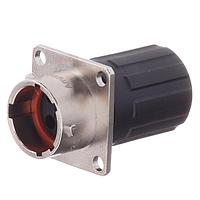 Amphenol SINE Systems RT00124PNHEC03R ຕົວເຊື່ອມຕໍ່ຮັບສະຫນອງ, ຂົວສີ່ແຂນສີ່ຫມຸດ, 4 ຕຳແໜ່ງ, ຜູ້ຊາຍ, ຂະໜາດເປົາ 12, ຢາງຊິໂລຄອນ, ແລະຝາປິດທ້າຍມີການປິດສາຍແບບລະອຽດດ້ວຍຂະໜາດຫຼຸດລົງ, ຂະໜາດ 14-24AWG