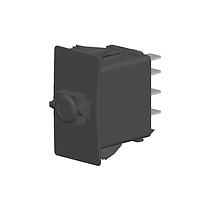 Carling Technologies VLD2GHNB-00000-000 ສະຫນາມສະຫນອງປຸ່ມສະຫນອງ Snap-In Rocker Switch DPDT (ON)OFF(ON) 20A 12V ສີຂຽວ/ສີເຫຼືອງ No Ac