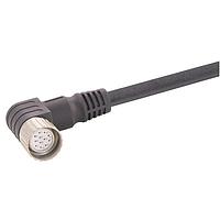 HARTING 21373600C70050 ເສັ້ນສາຍເຊນເຊີ / ເສັ້ນສາຍອັກຕູເວດເອີ M23 12ຂາມຸມມີປາຍຍິງເປີດ 5m, PUR