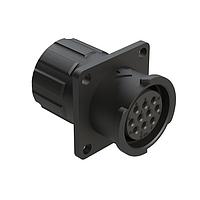 Amphenol SINE Systems FLS012N10SHEC03 ຕົວເຊື່ອມ 10 POS SQUARE FLANGE RECEPT
