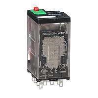 Schneider Electric Relays 792XDXM4L-240A ພາວເລຍ MINI CNRL RELAY 4PDT 6A COIL: 240VAC