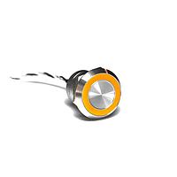 Bulgin MC22LCSAM ປິດຜ່ານ 22mm Norm Clsd SST Amb LED