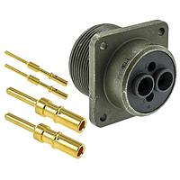 Amphenol Industrial 10-214220-24P ຮອບຮອງ ER 4C 2#16 2#8 PIN RECP