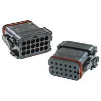 DEUTSCH - TE Connectivity DT16-18SA-K004 ອະແຊມປລັກ DT 18-ທາງ