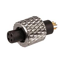 Stewart Connector SS-12600-003 ຕົວເຊື່ອມ M5 A-CODE SOCKET SOLDER TYPE ສໍາລັບການປົກປ້ອງດ້ວຍການຫຸ້ມ