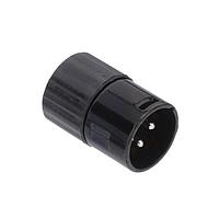 Switchcraft AAA3MBLP ຕົວເຊື່ອມ AAA Low Profile 3pin M ສີດຳ